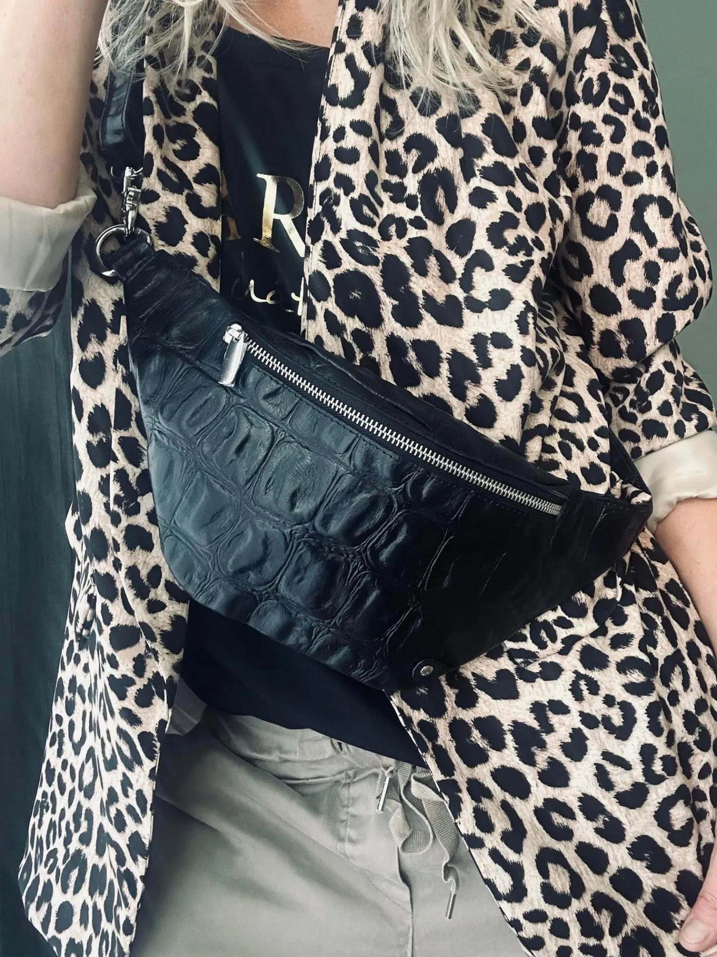 VIAMAJA Bumbag Croco deluxe Outlet