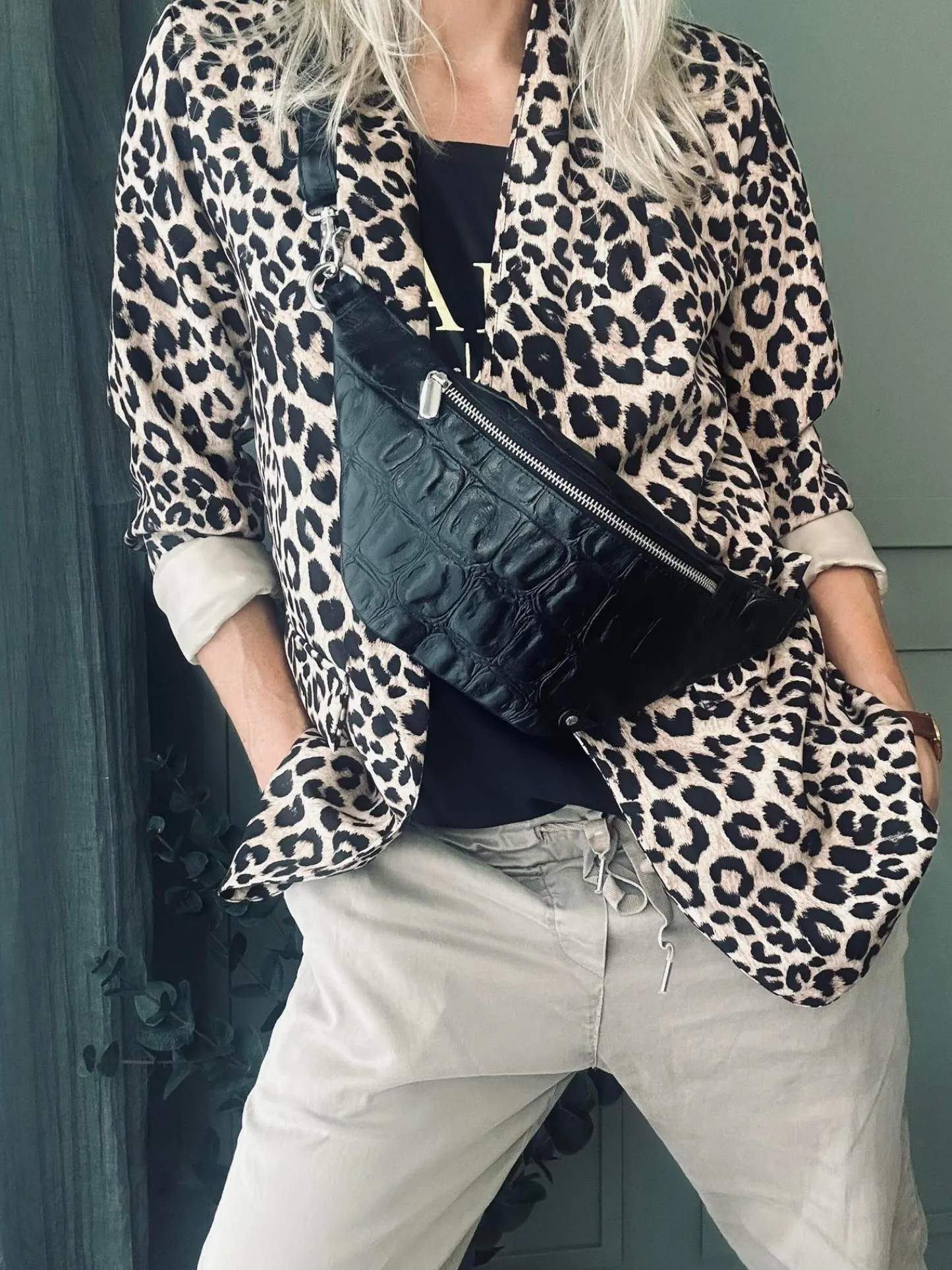 VIAMAJA Bumbag Croco deluxe Outlet