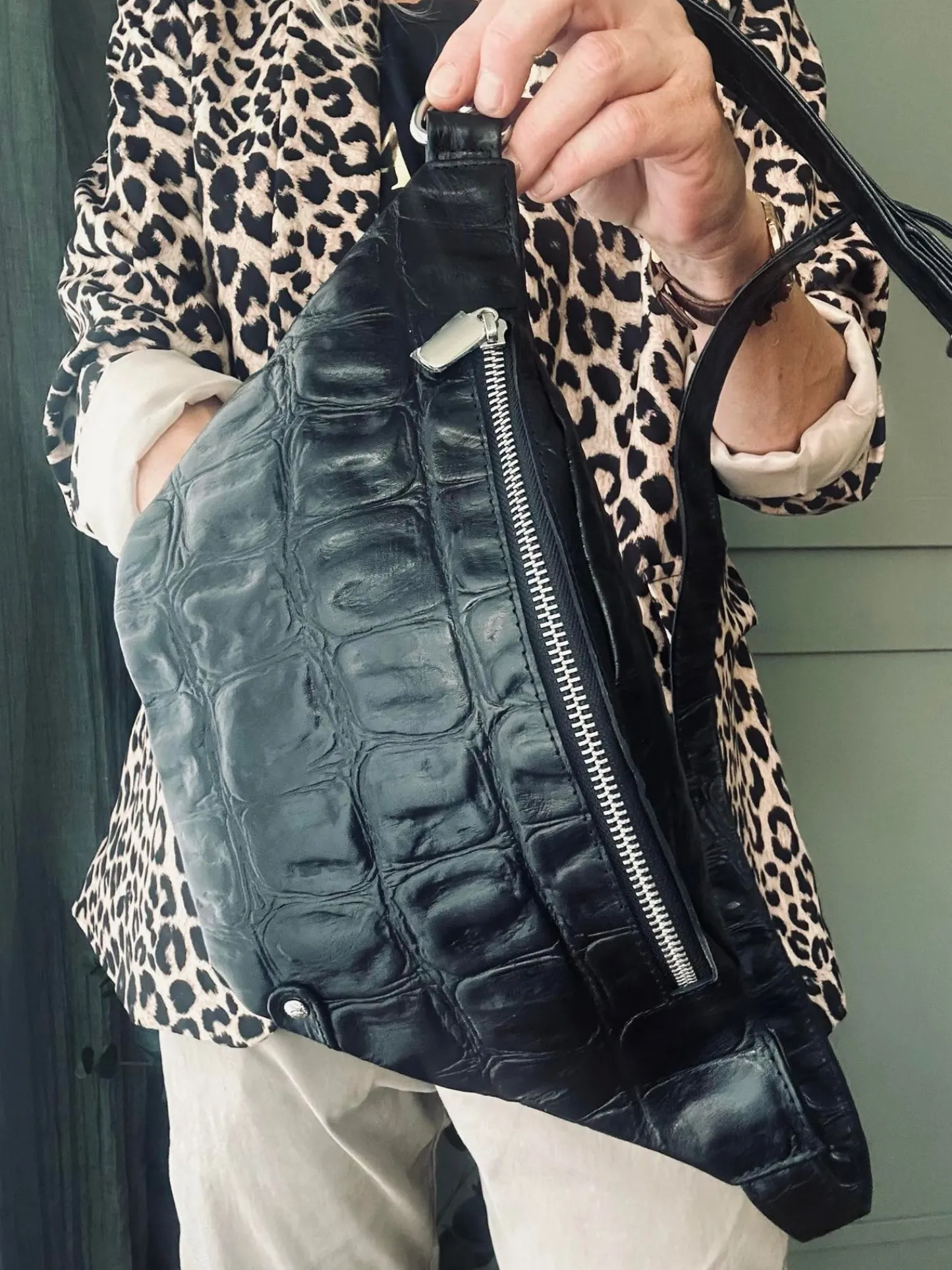 VIAMAJA Bumbag Croco deluxe Outlet