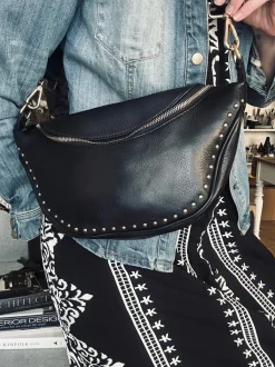 VIAMAJA Bumbag IRIS - Black / Gold Sale