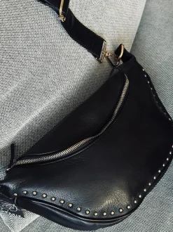 VIAMAJA Bumbag IRIS - Black / Gold Sale