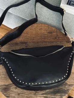 VIAMAJA Bumbag IRIS - Black / Gold Sale