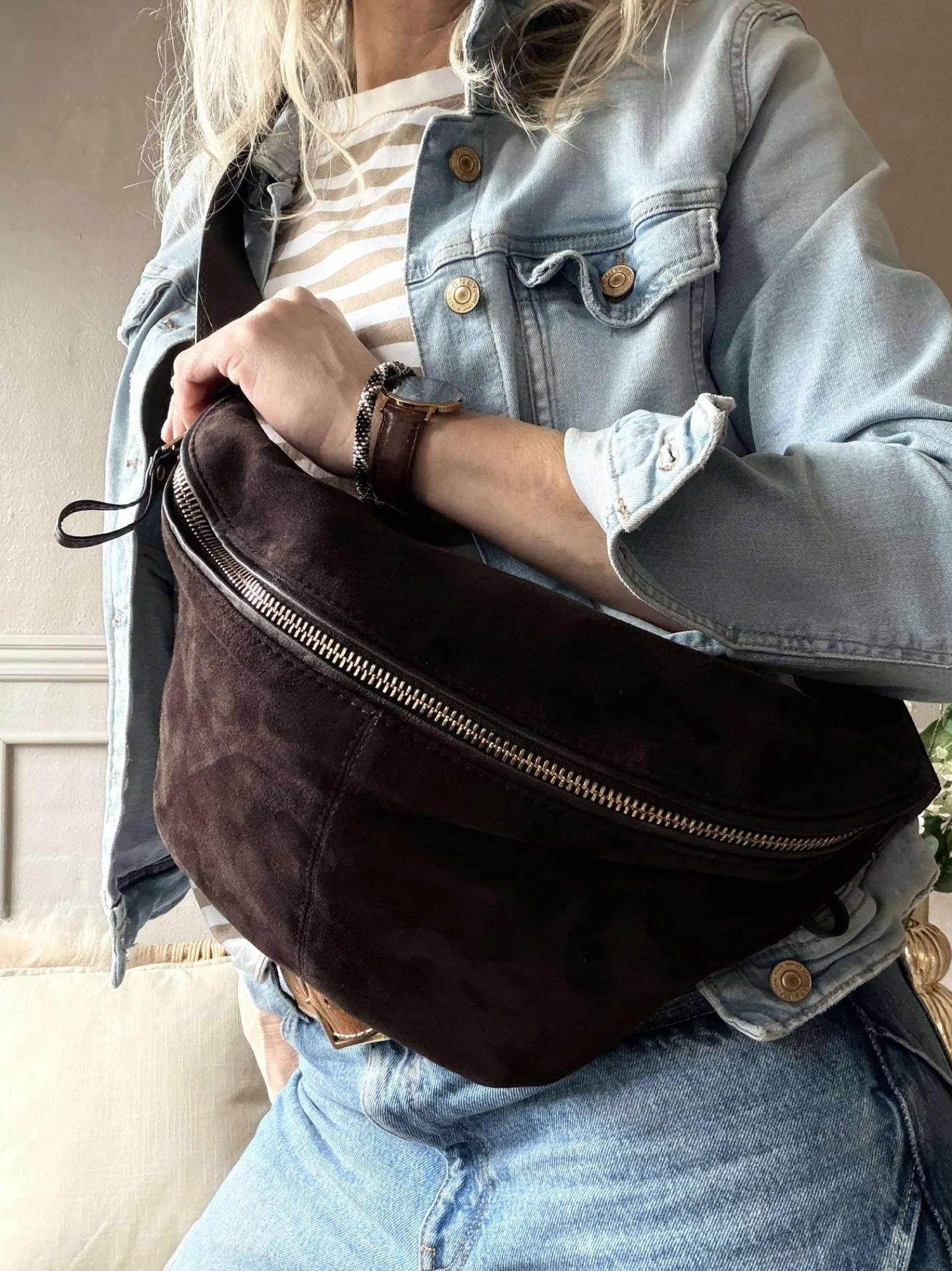 VIAMAJA Bumbag Julia Ruskind - Dark coffee Sale