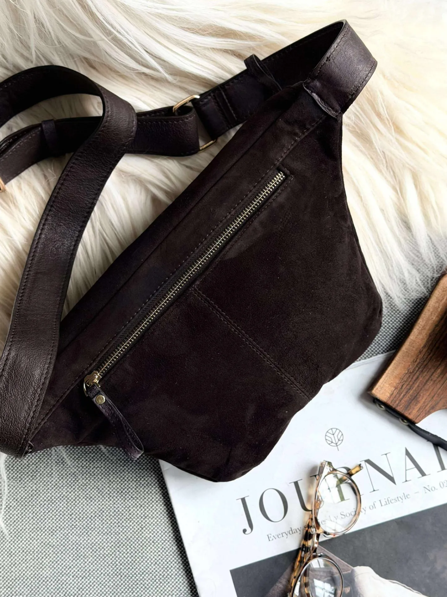 VIAMAJA Bumbag Julia Ruskind - Dark coffee Sale