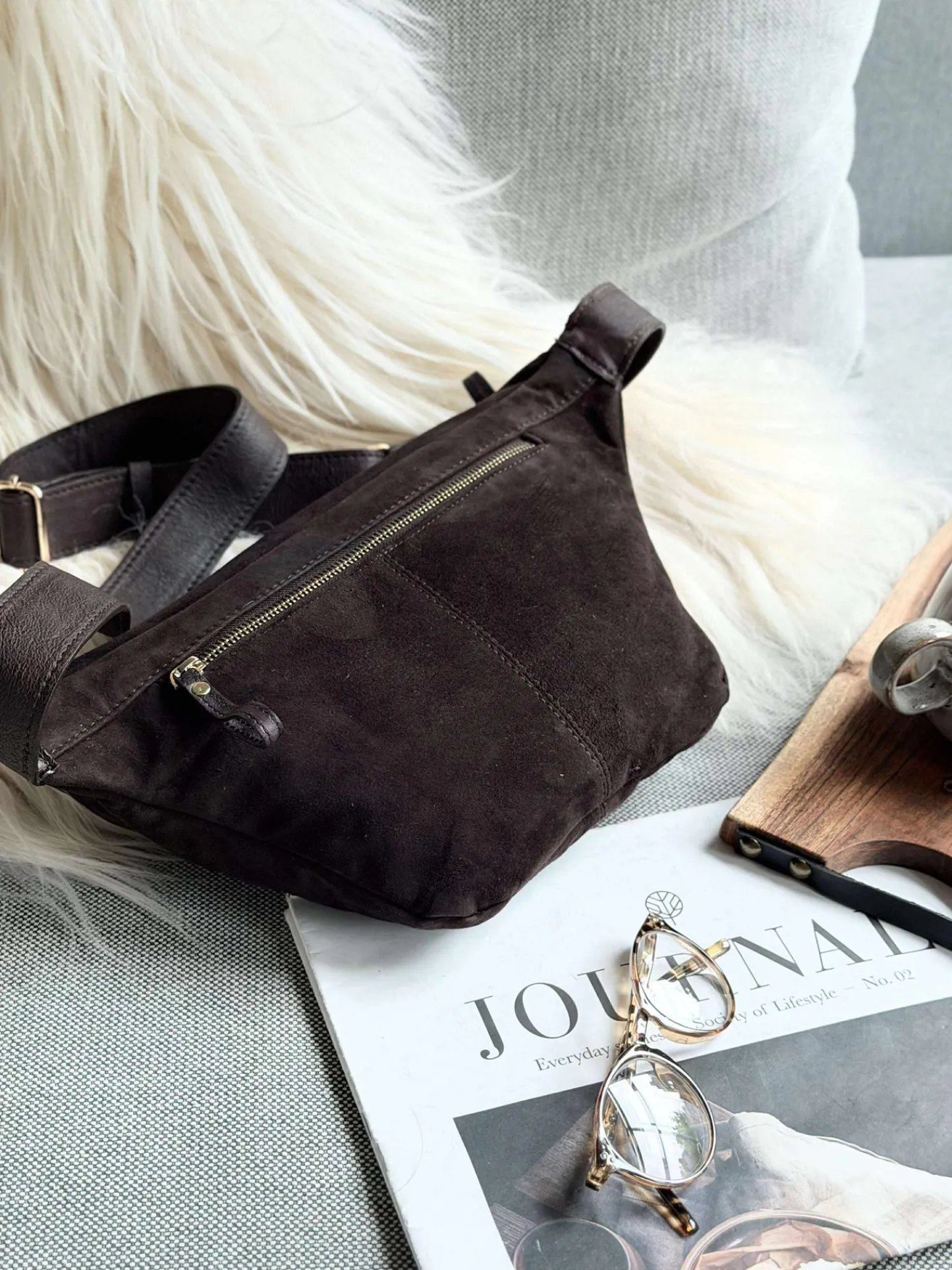 VIAMAJA Bumbag Julia Ruskind - Dark coffee Sale