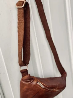 VIAMAJA Bumbag JUNE - Dark cognac