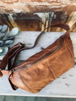 VIAMAJA Bumbag JUNE - BIG Cognac Hot