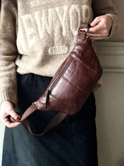 VIAMAJA Bumbag JUNE - New Dark cognac Hot