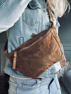 VIAMAJA Bumbag JUNE Ruskind - Caramel Outlet