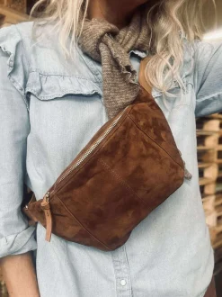 VIAMAJA Bumbag JUNE Ruskind - Caramel Outlet