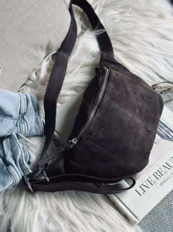 VIAMAJA Bumbag JUNE Ruskind - Coffee Brown Discount