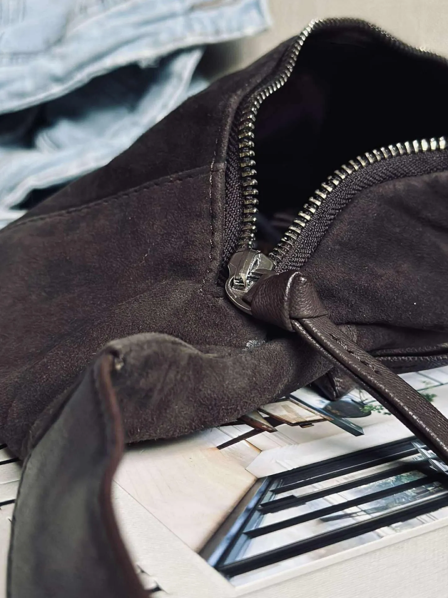 VIAMAJA Bumbag JUNE Ruskind - Coffee Brown Discount
