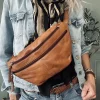 VIAMAJA Bumbag LOCK - Cognac Clearance