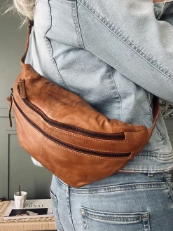 VIAMAJA Bumbag LOCK - Cognac Clearance