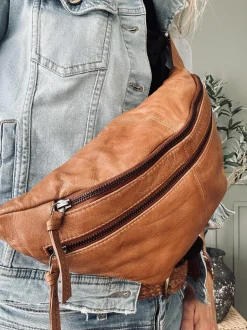VIAMAJA Bumbag LOCK - Cognac Clearance