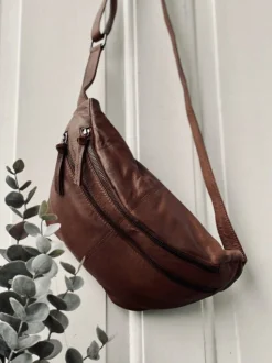 VIAMAJA Bumbag LOCK - Dark cognac Discount