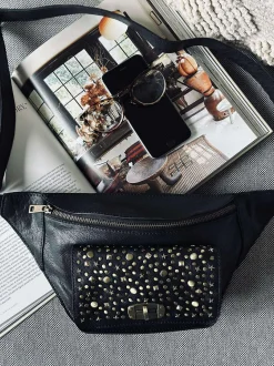 VIAMAJA Bumbag med nitter - Black Online
