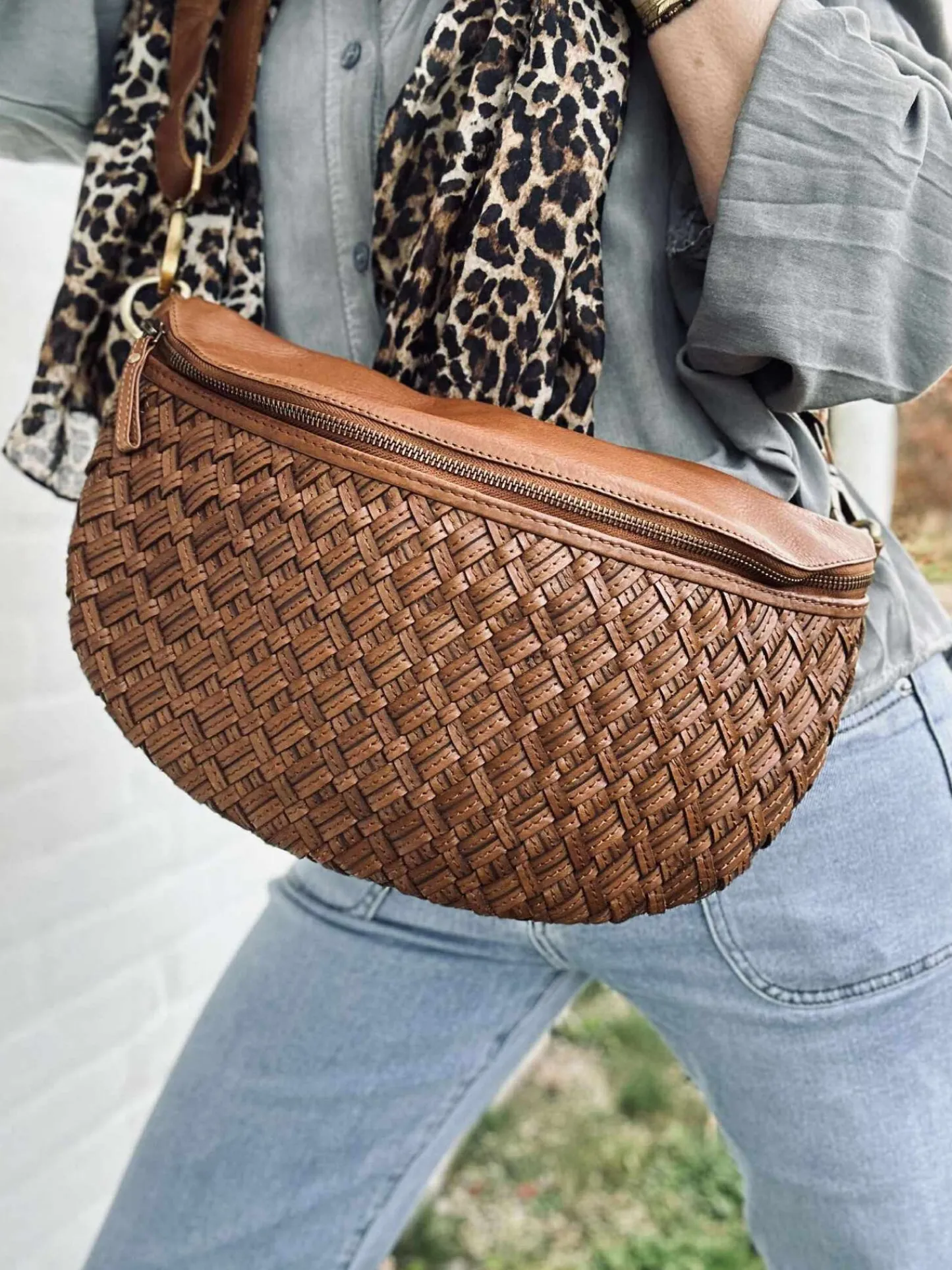 VIAMAJA Bumbag Mika cognac Clearance