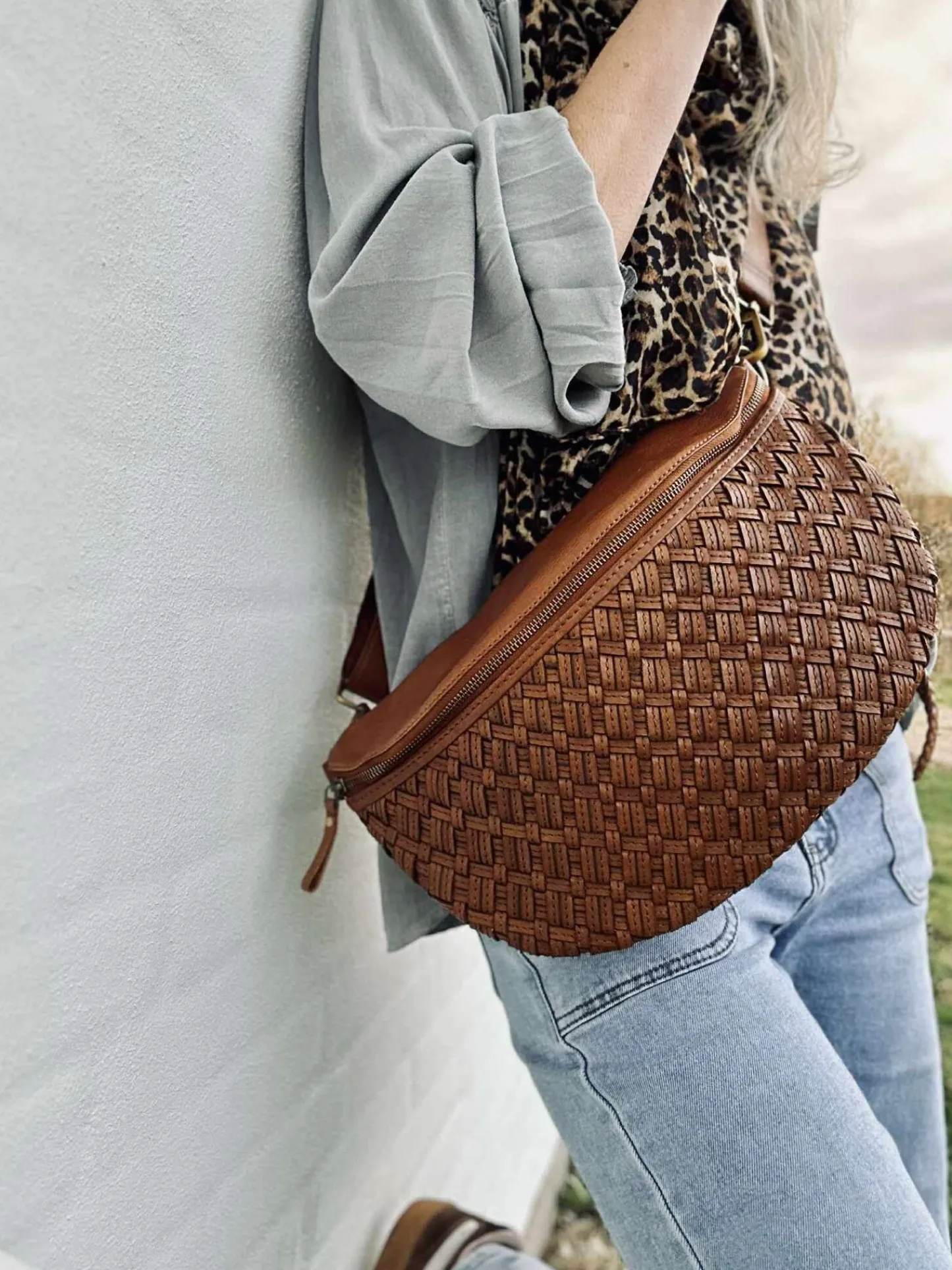 VIAMAJA Bumbag Mika cognac Clearance