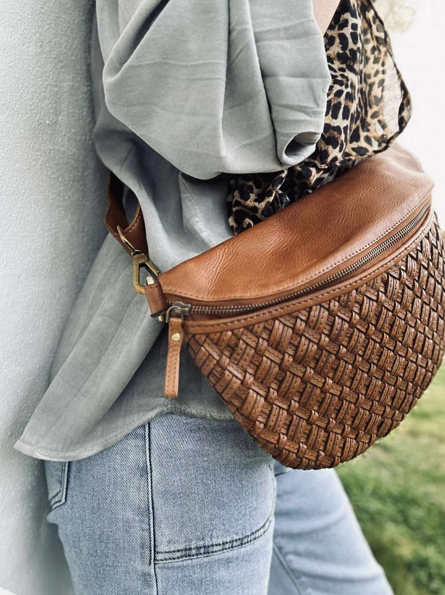 VIAMAJA Bumbag Mika cognac Clearance