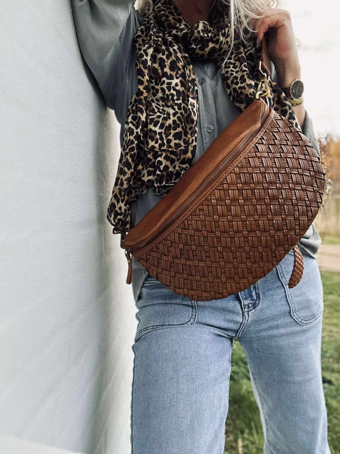 VIAMAJA Bumbag Mika cognac Clearance
