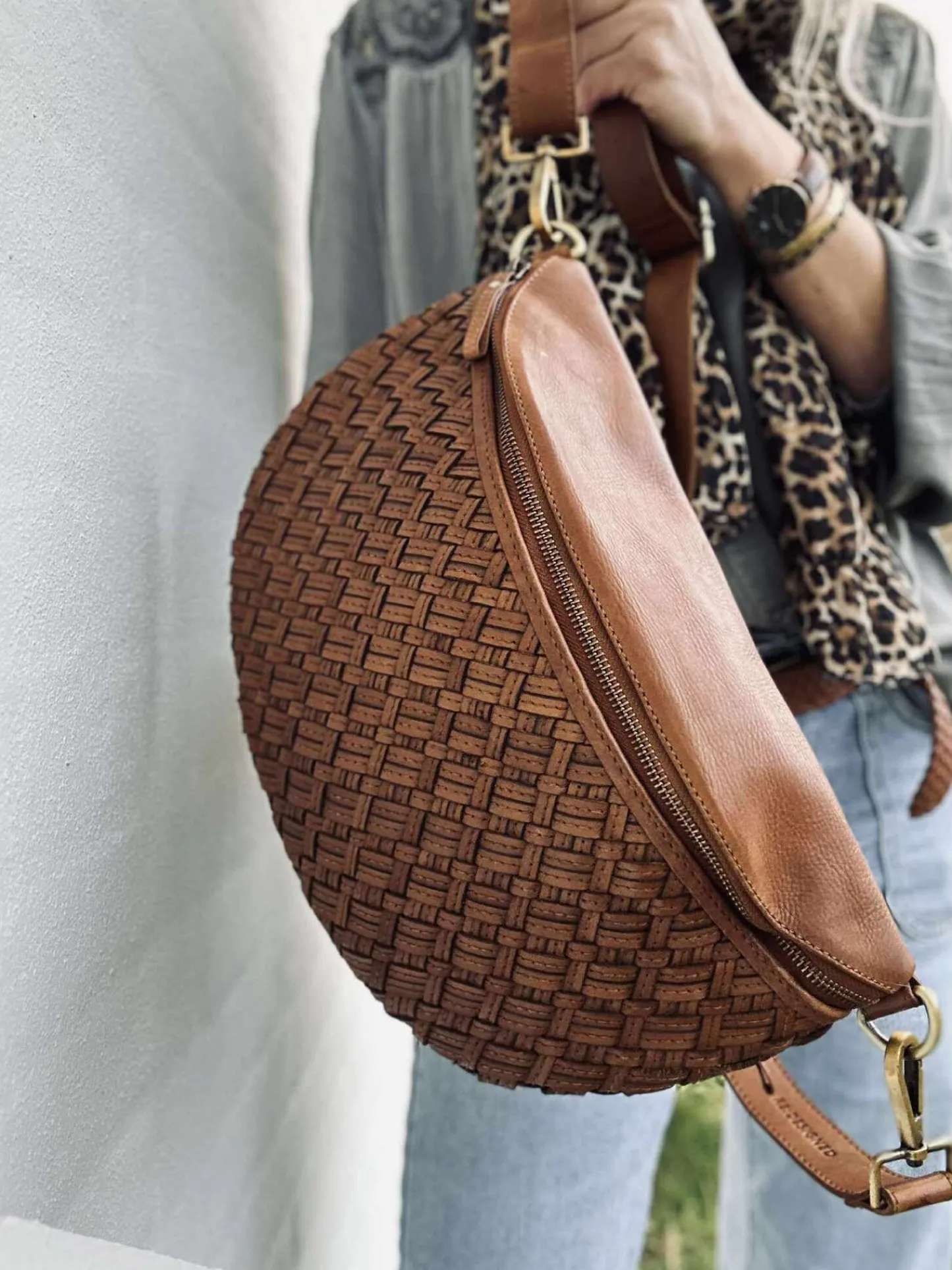 VIAMAJA Bumbag Mika cognac Clearance