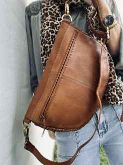 VIAMAJA Bumbag Mika cognac Clearance