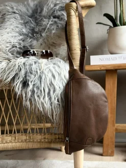 VIAMAJA Bumbag Misse - Coffee / Silver Clearance