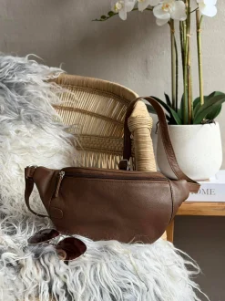 VIAMAJA Bumbag Misse - Coffee / Silver Clearance