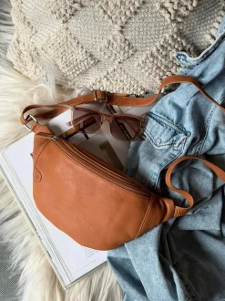 VIAMAJA Bumbag Misse - Cognac / Silver New