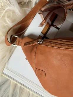 VIAMAJA Bumbag Misse - Cognac / Silver New