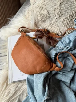 VIAMAJA Bumbag Misse - Cognac / Silver New