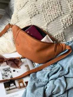 VIAMAJA Bumbag Misse - Cognac / Silver New