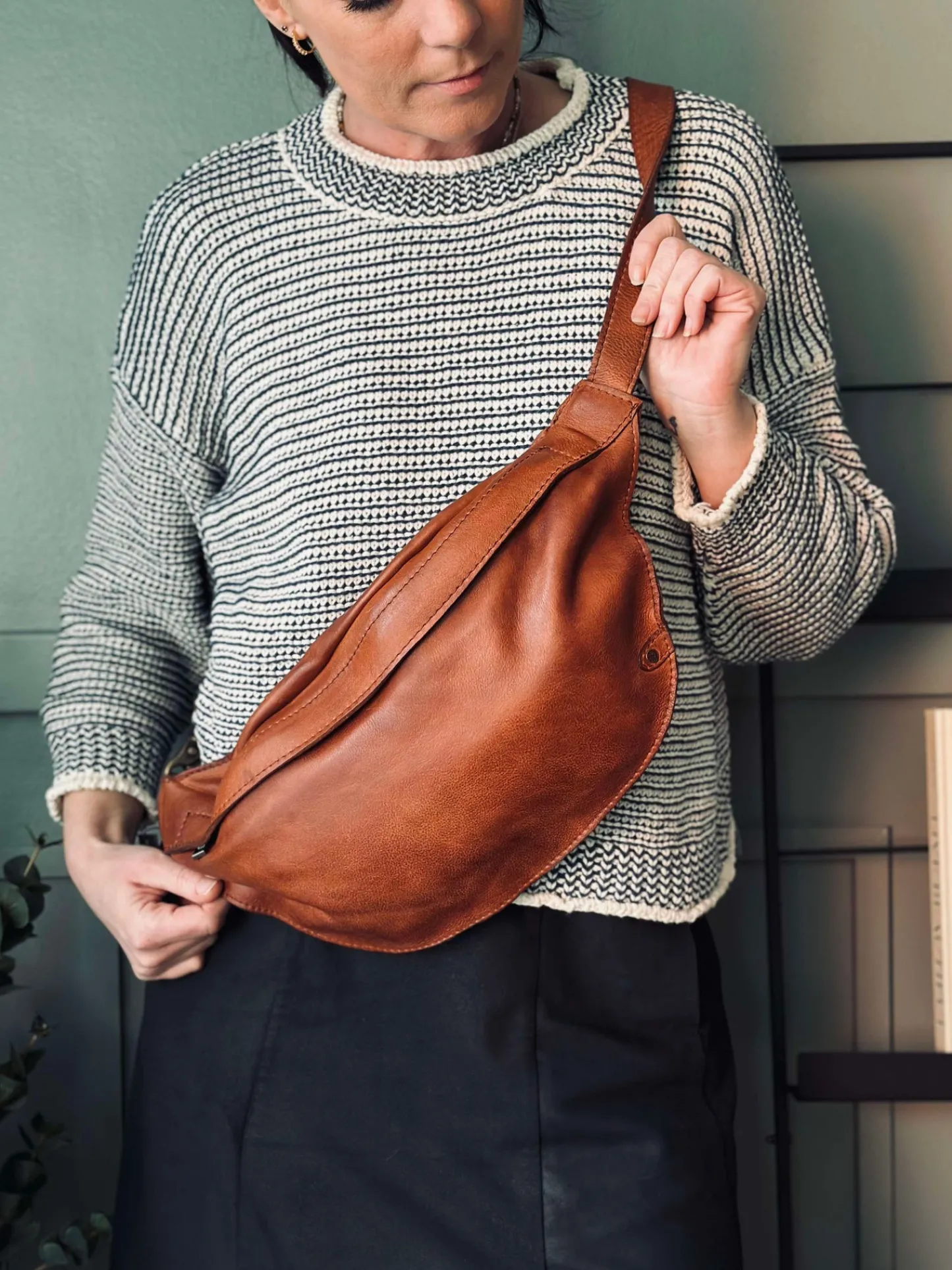VIAMAJA Bumbag Taya Cognac