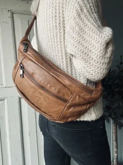 VIAMAJA Bumbag XL MIRA – Cognac Discount