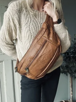 VIAMAJA Bumbag XL MIRA – Cognac Discount