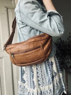 VIAMAJA Bumbag XL MIRA – Cognac Discount
