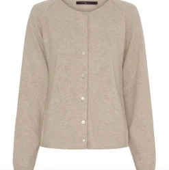 VIAMAJA Cardigan Cashmere - Cream Melange Sale
