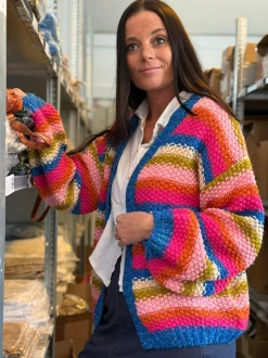 VIAMAJA Cardigan CREATION Pink Outlet