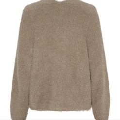 VIAMAJA Cardigan Dakota - Dark fango Clearance
