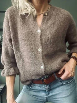 VIAMAJA Cardigan Juliana - Fango Best