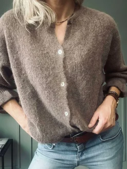 VIAMAJA Cardigan Juliana - Fango Best