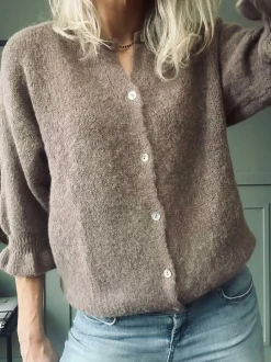 VIAMAJA Cardigan Juliana - Fango Best