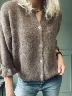 VIAMAJA Cardigan Juliana - Fango Best