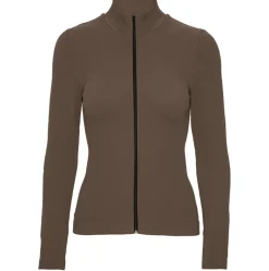 VIAMAJA Cardigan Økotex Taupe – Mikrofiber Online