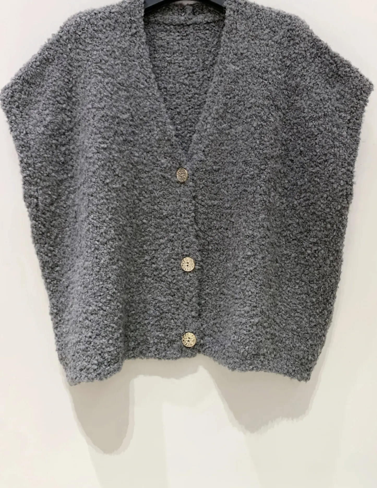 VIAMAJA Cardigan med kort ærmer - Grey Online