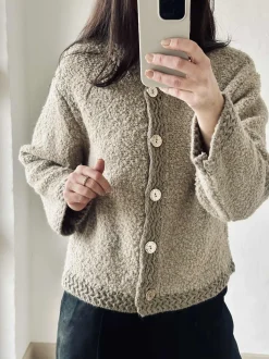 VIAMAJA Cardigan Nola - Beige Discount
