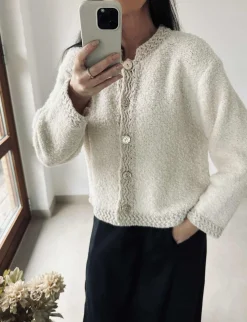 VIAMAJA Cardigan Nola - White Hot