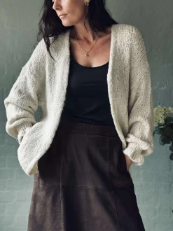 VIAMAJA Cardigan Oversize - Off white