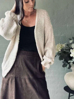 VIAMAJA Cardigan Oversize - Off white